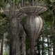 Illustration for article titled Pod-shaped treehouses for living like one of Tolkien's elves
